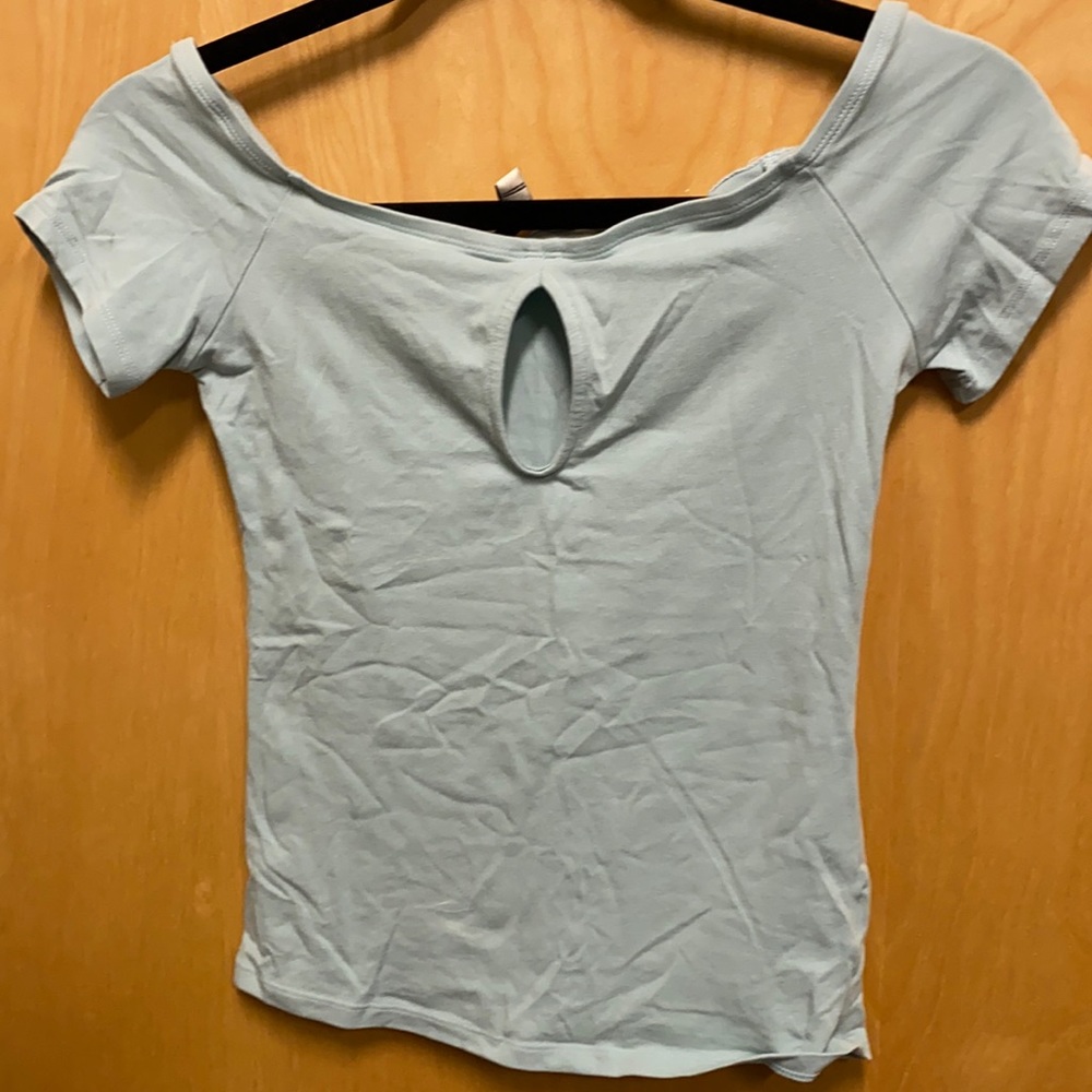 Size S. Express off the shoulder shirt
